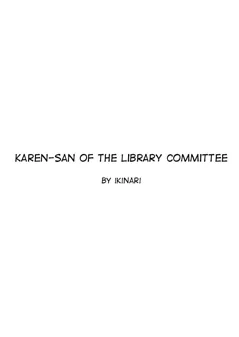 Karen-san of the Library Committee